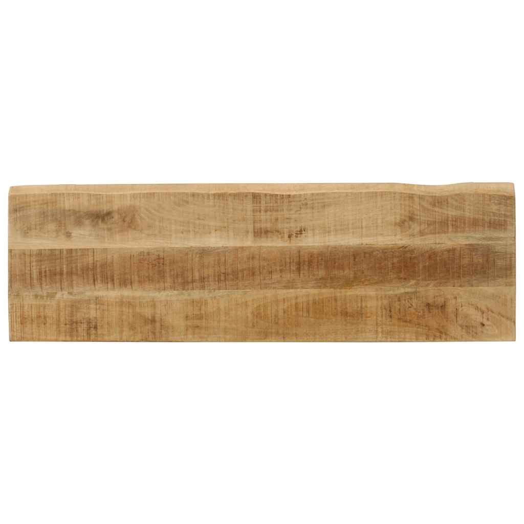 Ławka Z Naturalną Krawędzią Drewna, 105 Cm, Lite Drewno Mango