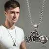 Stylish Motorcycle Pendant Necklace For Men And Women In Trendy Hip Hop Design
