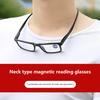 Portable Hanging Neck Reading Glasses For Men And Women Can Telescopic Magnet Glasses Against +2.00 +2.50 +1.50