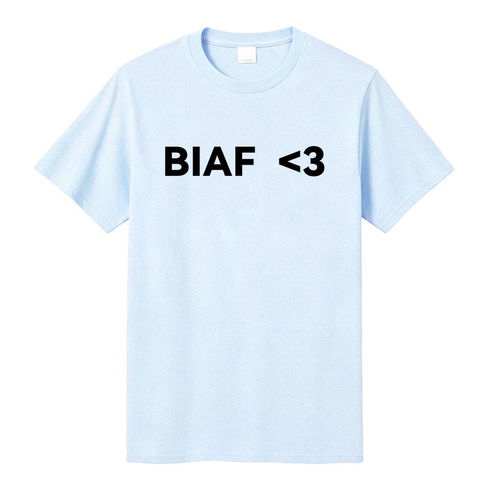 Молодая Мико BIAF 3 Однотонная Футболка Летняя Хлопковая Женская Мужская Футболки С Коротким Рукавом Модная Футболка С Круглым Вырезом Унисекс Уличная Одежда Графические Топы