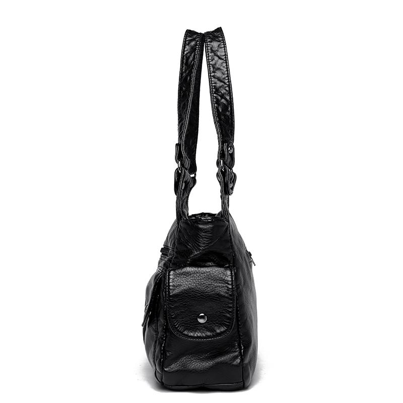 Luxury Bags Women PU Leather Shoulder Bags For Lady Casual Tote Bags Large Capacity Work Vintage Handbags Multifunctional Totes