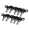 10PCS Set Clock Tool Clockwork Keys Compact Mechanical Clock Key Clock Repair Tool  Antique Clocks