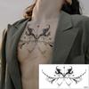 Сок Травяная тату-наклейка Водонепроницаемая Крылья ангела Временная тату-наклейка Татуировка
