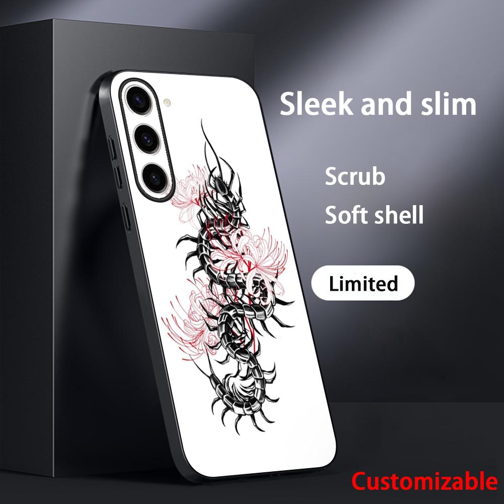 Чехол для телефона Tokyo Ghoul Centipede Japan Art для Samsung Galaxy S25 S24 S23 S22 S21 S20 Plus Ultra Note20 Мягкий Черный