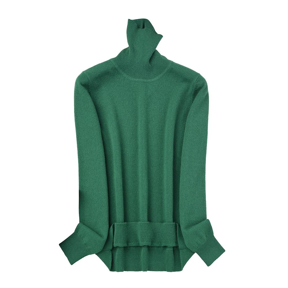 Womens 100% Cashmere Turtleneck Pullover Sweater