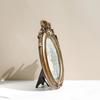 Vintage Photo Frame Golden Desktop Ornament Gift Tabletop Decor  For Bedroom Study Living Room