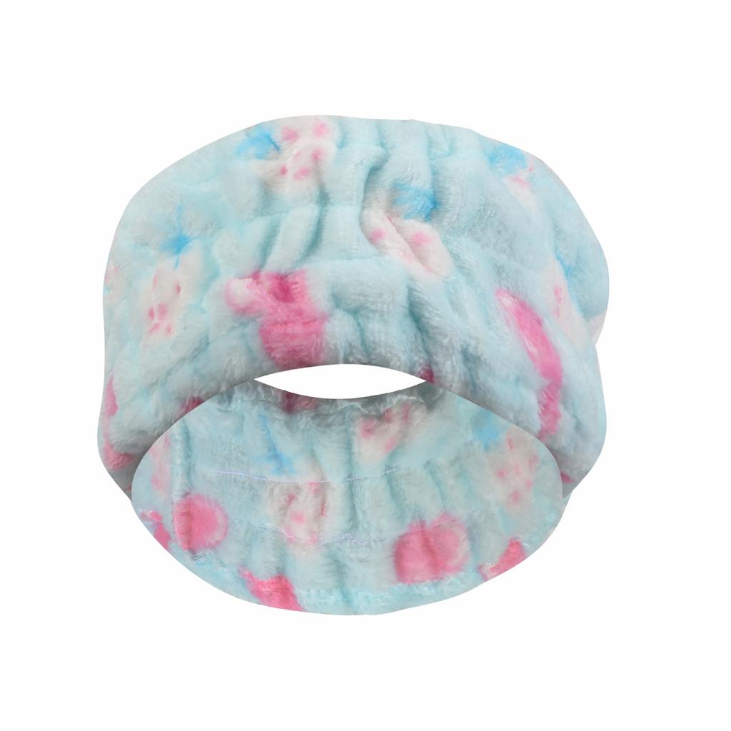 Z cross-border новая широкая повязка на голову из кораллового флиса, повязка на голову, простая плюшевая повязка на голову, однотонная широкая повязка на голову для мытья лица и аксессуары для волос.