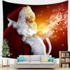 Home Decor Merry Christmas Santa Claus Decoration Tapestry Santa Claus Christmas Party Tapestry Wall Hanging Background Fabric