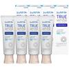 Shumitect True White [Abrasive-Free Whitening Toothpaste] Sensitive Teeth Care High-Concentration Fluoride <1450ppm> 4 Bottles