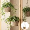 Load-bearing Handmade Woven Indoor Outdoor Hanging Planter Flower Pot Holder Home Decor