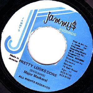 7-дюймовая пластинка MAJOR MACKEREL - Pretty Looks Done NONE Jammy's Records Ямайка Регги, Ска и Даб Б/У