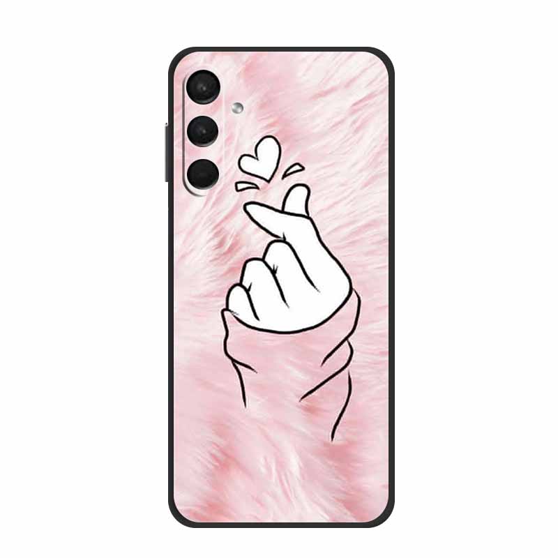 For Samsung A24 Cases A14 A24 A54 A34 5G Lovely Painted Cat Soft TPU Silicon Cover For Samsung Galaxy A54 5G Cover A 24 Bag