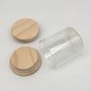 Wooden Lids Silica Gel Circle Seal Up Cover Pine Wood Cover Flower Wood Cover Seal Up Cani Storage Jar Handmade Candle Cup Lid