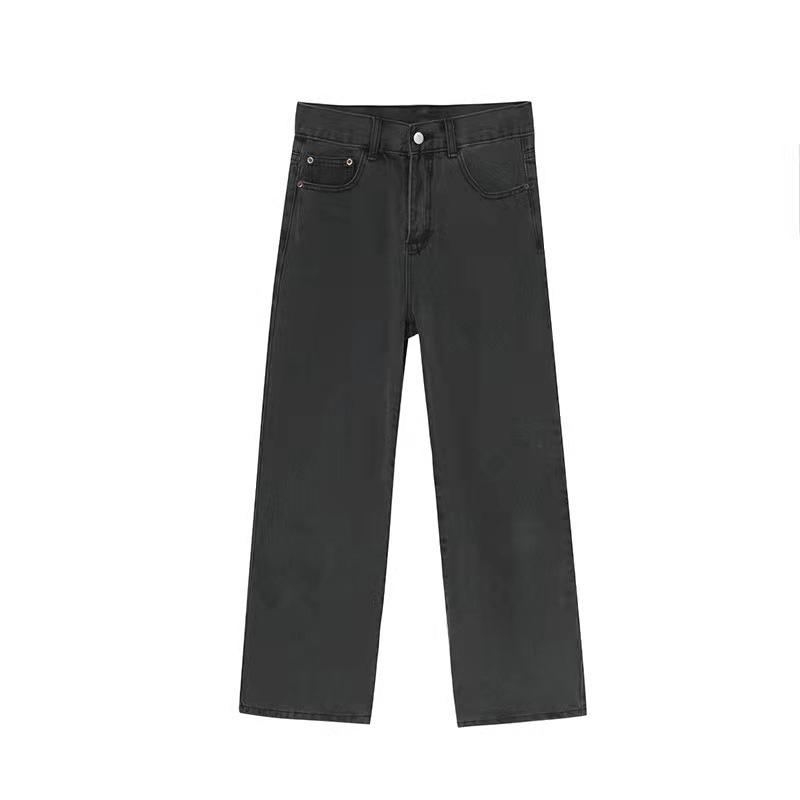 New loose-fitting Korean-style versatile slimming ins straight wide-leg pants for men, trendy casual trousers