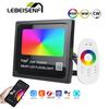 Tuya APP Smart WiFi LED RGBWC Color Flood Light AC220V 30W Outdoor IP66 Waterproof ZigBee Landscape Lamp With RF2.4G Remote