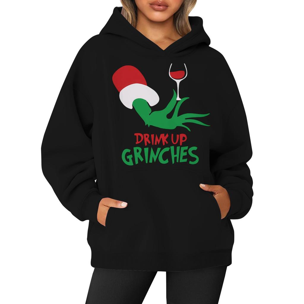 Женская толстовка с капюшоном и круглым вырезом, длинными рукавами и цветочным принтом