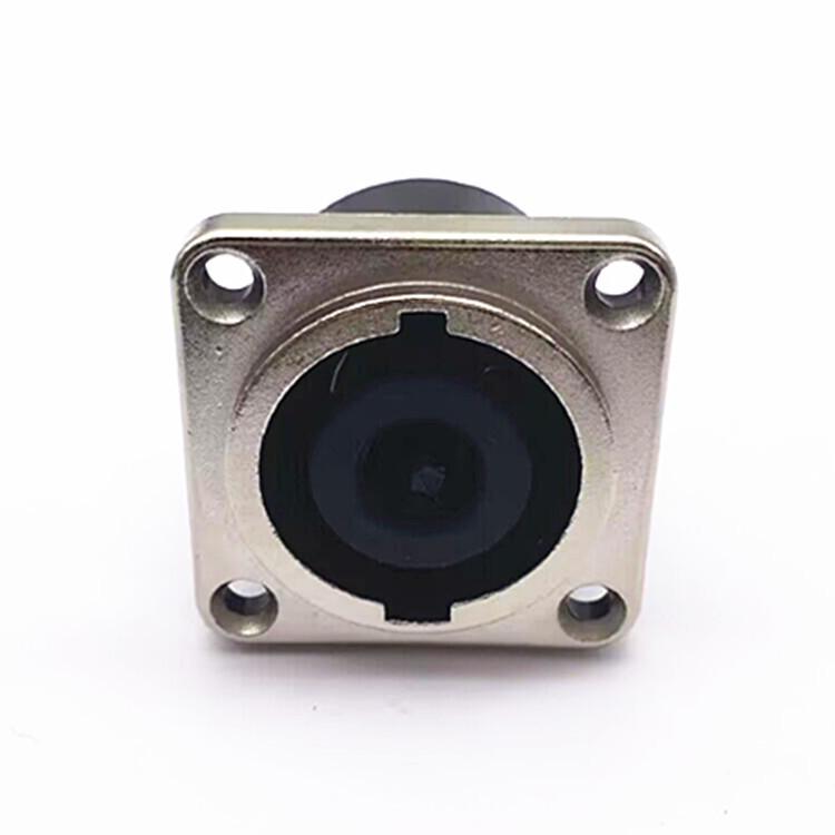 Металлическое 8-ядерное квадратное сиденье с панельным разъемом для крана, 8-ядерный аудиоусилитель мощности, разъем, гнездо