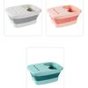 Grey Pink Green Soaking Bucket Plastic Folding Spa Basin New Pedicure Bath Bathtub  Men Women