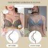 Flarixa Plus Size Latex Underwear Women's No Steel Ring Push Up Bra Backless Sexy Lace Bralette Top Soft Breathable Active Bras