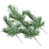 10pcs Artificial Plants Pine Needles Home Living Room Wall Party Wedding Decor Indoor Outdoor Garden Christmas Tree Diy Gift Box