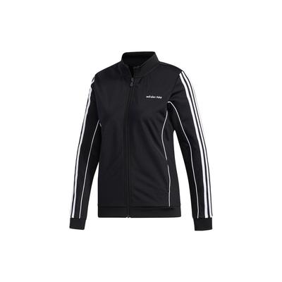 Женская куртка Neo Retro Sports с воротником-стойкой и полосатыми рукавами, на молнии, черная GP5805