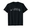 Camping RV Caravan Camper Heartbeat EKG - T-Shirt
