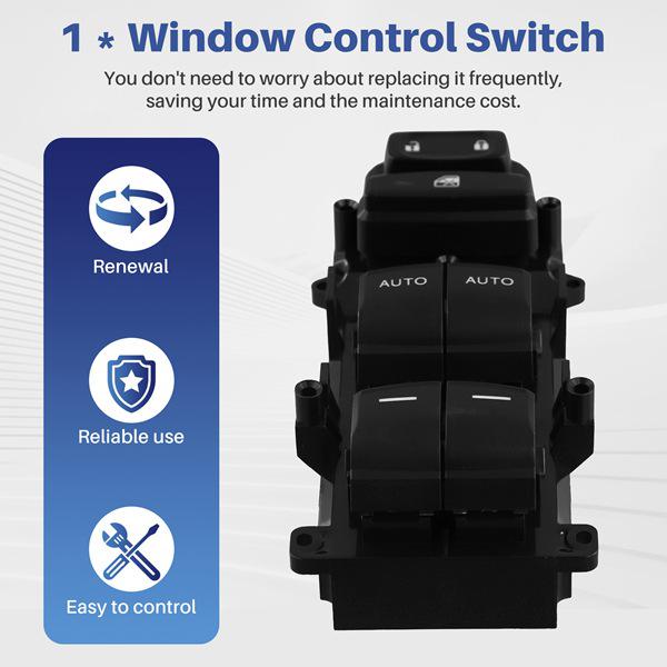 35750-TEA-H02: Совместимо с Honda Civic 2016-2021 гг. (10-е поколение) Выключатель электростеклоподъемника.