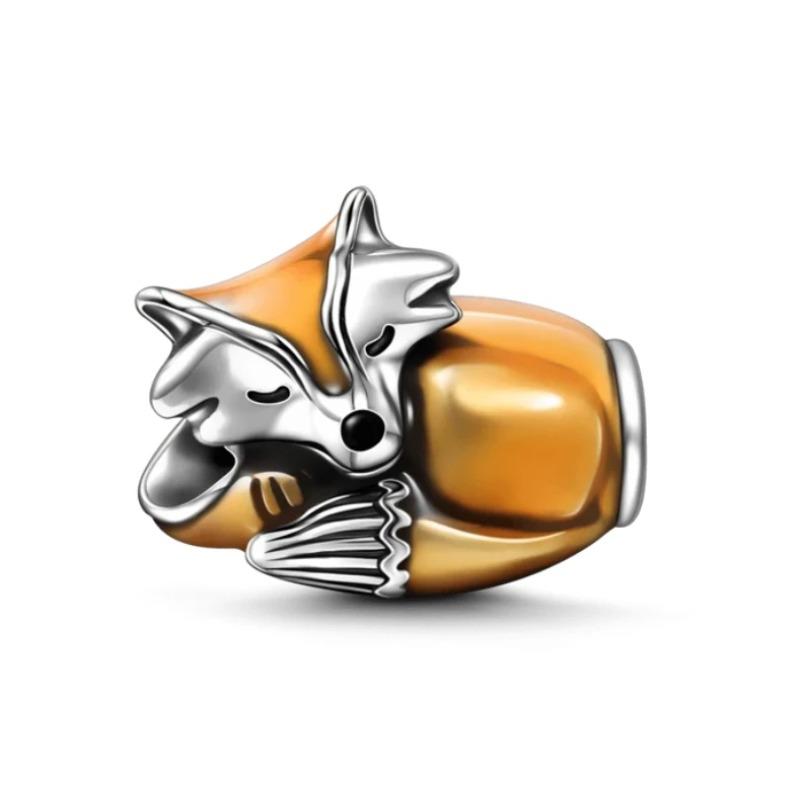 Новая Медная Милая Серия Домашних Животных Счастливый Кот Улитка Пингвин Обезьяна Шармы Подходят Для Оригинальной Ручной Цепочки DIY Изысканные Ювелирные Изделия Аксе