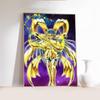 1PC Classic anime S-Saint S-seiya  Poster Self-adhesive Art Waterproof Paper Sticker Coffee House Bar Room Wall Decor