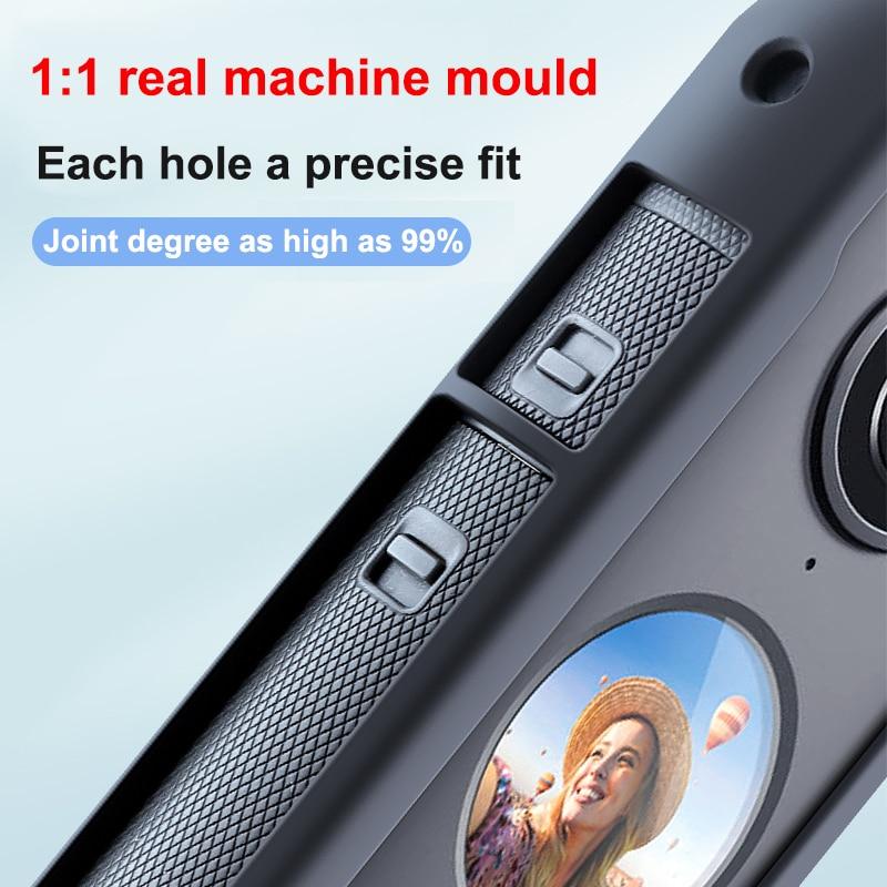 Для Insta360 ONE X2 защитный чехол-рамка с резьбовым отверстием 1/4 для камеры, адаптер для штатива, крепление для экшн-камеры Insta360 ONE X2, аксессуар