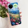 Прозрачный чехол-крышка для Huawei Nova 15 Pro, милый котик, модные цветы, роскошный окрашенный корпус для Huawei KLE-AL00U