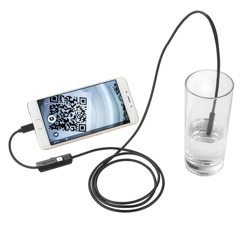 Мини-камера эндоскопа 7 мм/5,5 мм USB-камера для Android-инспекционного бороскопа