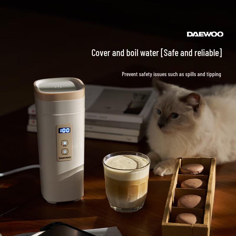 DAEWOO D9 Portable 316 SS Travel Kettle CN plug (adapter included)