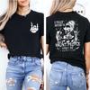 Fashion New Funny Skeleton TShirt Unisex Unisex TShirt I Fully Intend To Haunt People Halloween Harajuku Streetwear TShirt Tops