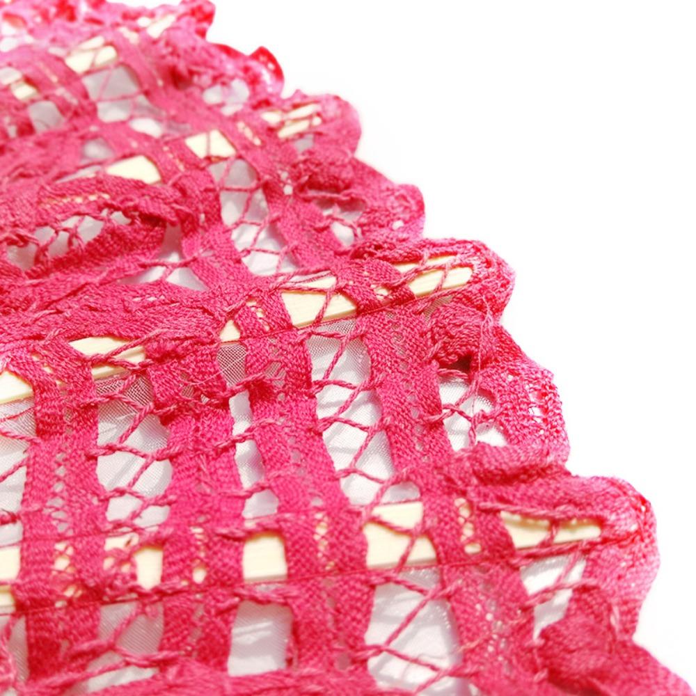 Ручной вышитый складной веер, бамбуковая ручка, веер для танцев, винтажный кружевной ручной веер, дамский