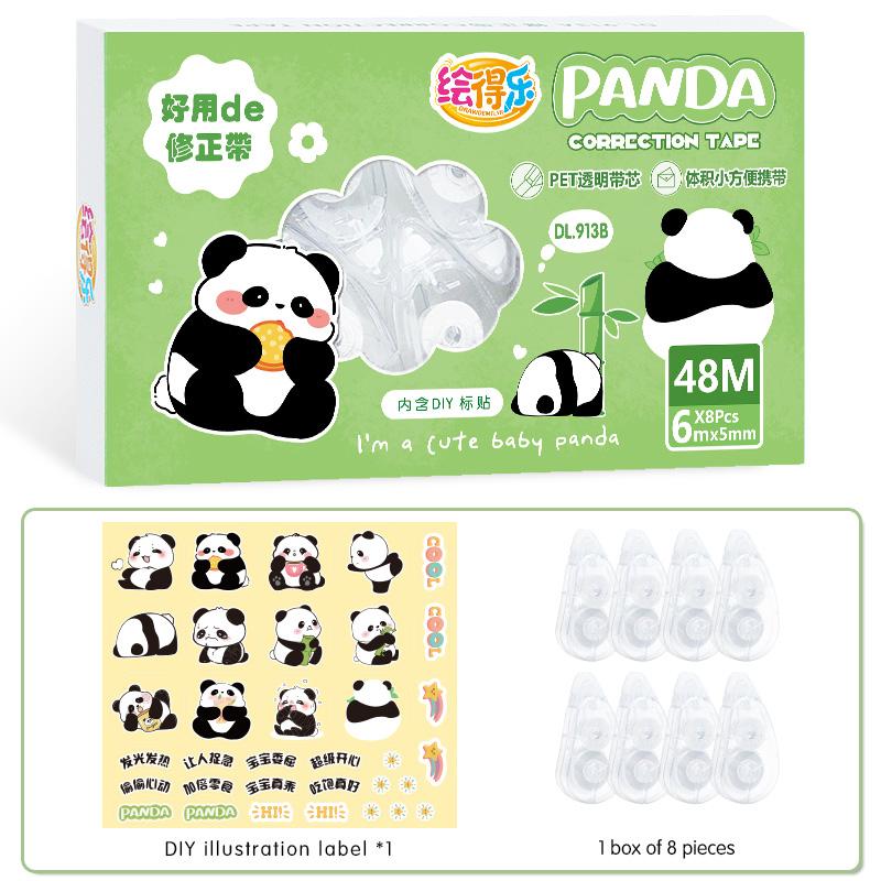Xiaomi 6/8 Pcs 48m Cute Kawaii Animal Correction Tape Altered Tools School Office Corrector Stationery Kids Sweet Novelty Supplies