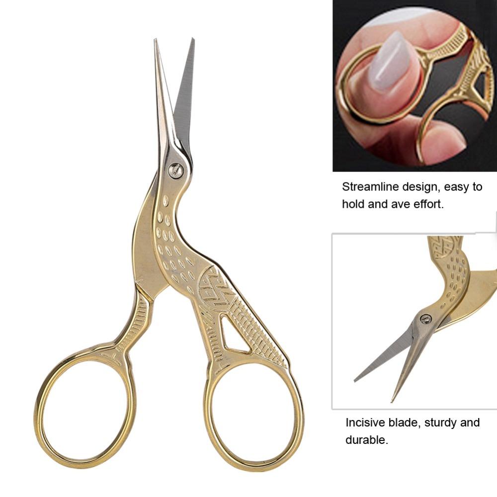 Compact Size Vintage Style Scissors Stainless Steel Craft Cutting Scissors Artwork trimming