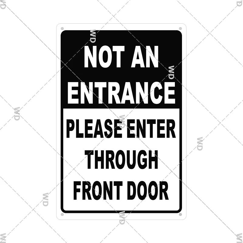 Warning Metal Sign Vintage Plaque Metal Caution Area 51 No Trespassing Retro Garden and Yard Caution Tin Sign Garage Park Decor