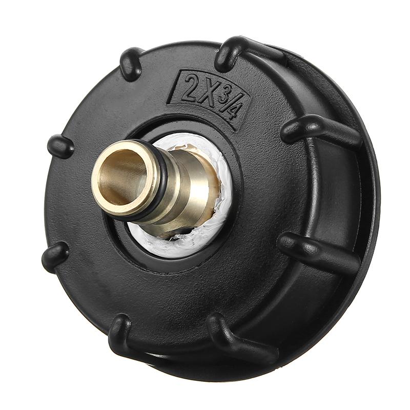 Переходник для бочек IBC Переходник для бака IBC на заглушке Запорный шаровой кран Контейнер Разъем для крана дождевой воды