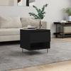 VidaXL Coffee Table Black 50x46x50 Cm Engineered Wood 830910
