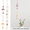 Crystal Wall Pendant Decor Crystals Wind Chime Hanging Decor Beautiful Raw Stone Hanging Chakra for Home Window Entryway Hallway