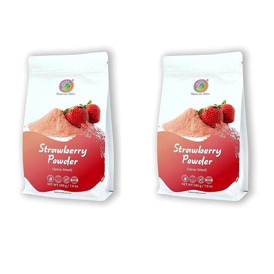 Saipro's Eatery Harvest Strawberry Powder 400 g (200 g*2 Packs) for food| juice| ice-cream, cooking, baking, cosmetics, all natural