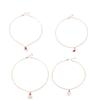 Christmas Jewelry Set: Santa Claus, Tree, Stocking Necklace for Sweater