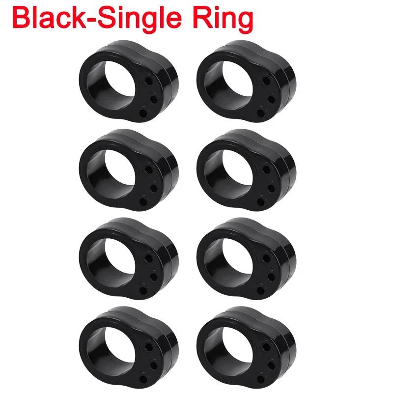 1-10 шт. Дверные упоры, прозрачный силиконовый буфер для дверной ручки, защита от столкновений, настенный шкаф, противоударные кольца, ударопрочная накладка