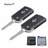 2 3 Buttons Remote Folding Flip Key Shell Case Fob Pad Fit For Mazda 2 3 5 6 RX8 MX5