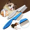 Pet Dog Cat Teeth Brush Grooming Fur Hair Comb Tool Portable Cleaning Plastic