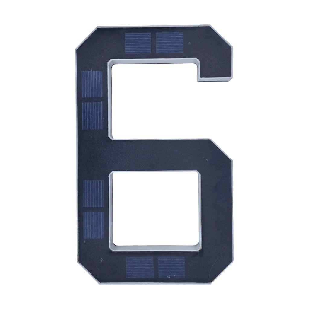 Solar Lighted House Numbers For Outside, Light Up LED Address Signs For Houses Digital Version