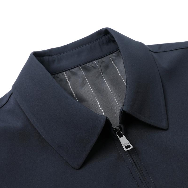 Уютные мужские легкие куртки, легкая куртка на молнии с отложным воротником, повседневная куртка-ветровка с карманами на молнии