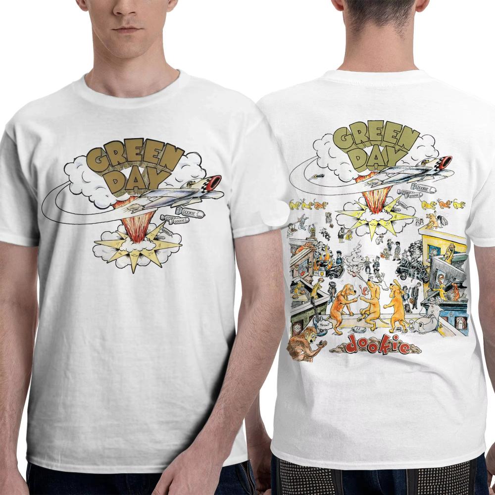 Dookie Scene Green Day Printed Tshirt Unisexs Women Creative Pure Cotton Tees O Neck Short Sleeve T Shirts Party Clothes