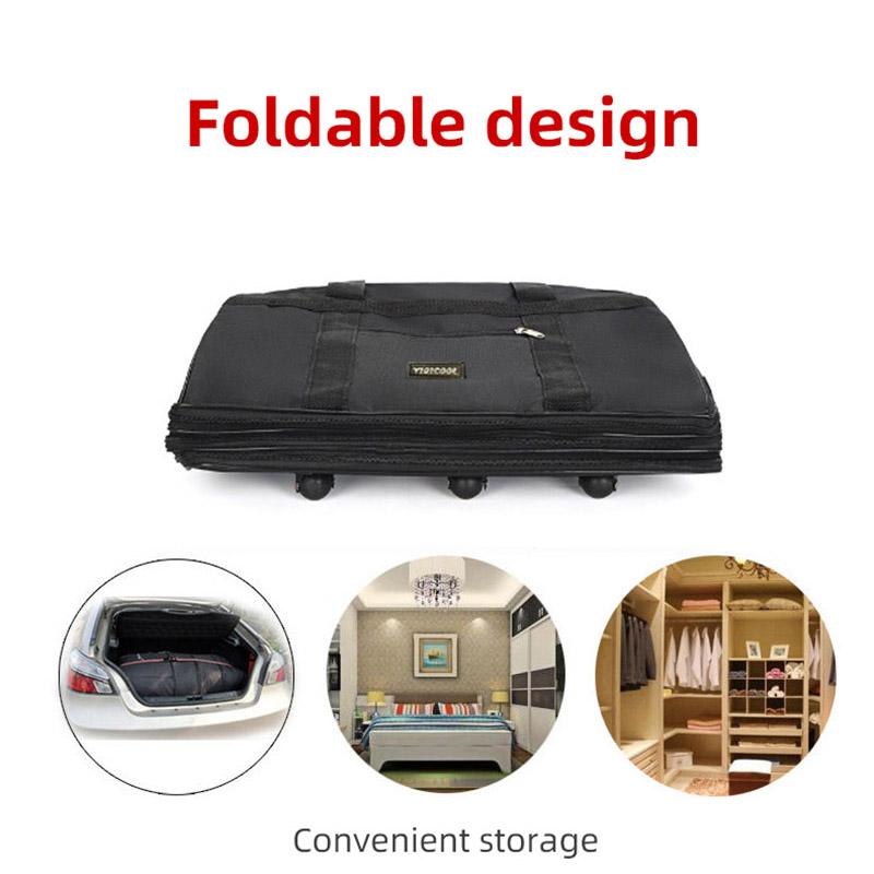 Водонепроницаемый чемодан из ткани Оксфорд, вместительная дорожная сумка, универсальная телескопическая складная сумка на колесах, сумка для авиаперевозок, сумка для багажа при переезде за границу